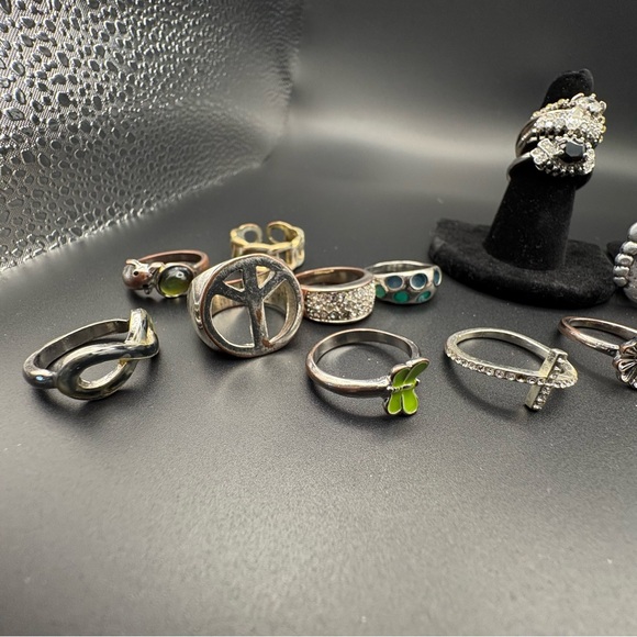 Stylish Assorted Color Ring Collection - Picture 3 of 7